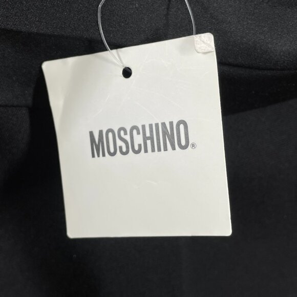 NEW Moschino Skirt Womens 8 black pencil straight designer classic - Picture 6 of 12